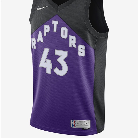 Nike NBA Authentics Toronto Raptors Earned Edition Jersey - Picture 1 of 2